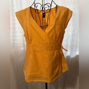 GAP Women's Peachy Wrap Blouse, M